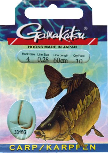 Gamakatsu - Carp előkötött 10/cs. 2 ( BKG-3310G/002)