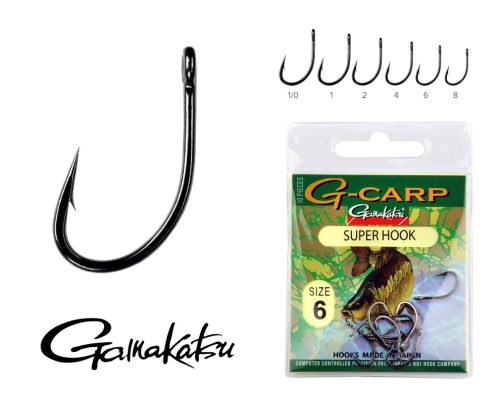 Gamakatsu - G-Carp super 1/0 10/cs.