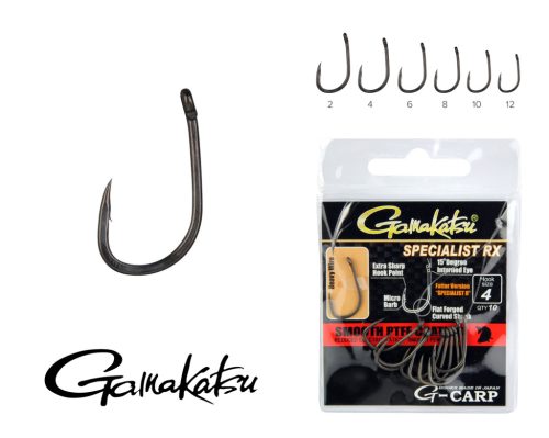 Gamakatsu - G-Carp Specialist RX 10/cs. 6-os