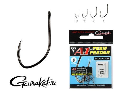 Gamakatsu - A1 Team Feeder Pellet Carp 6-os 10/cs