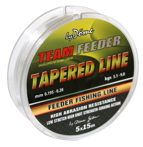 By Döme TF - Tapered Leader 15m x5 0.195-0.28