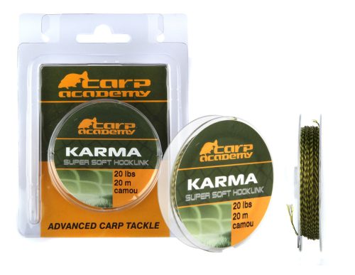 Carp Academy - Karma Hooklink 20m 20lb Camo