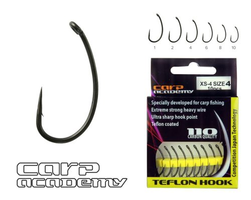 Carp Academy - Teflon Hook XS-4 2-es