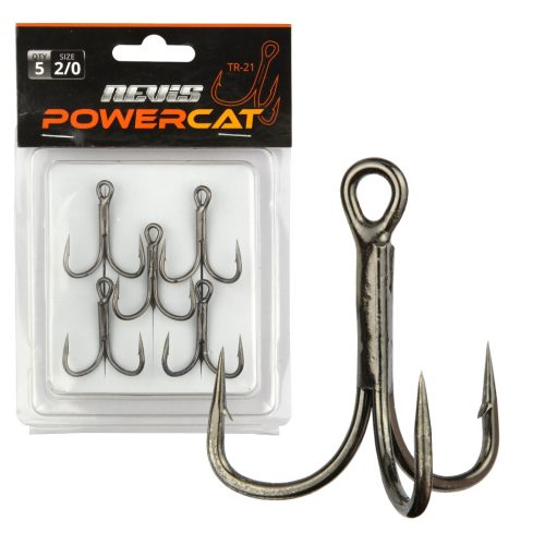 Nevis - Powercat Treble Hook 2/0 TR-21 5db