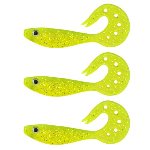 Nevis - Twister Shad Vantage 3db/cs (Flash Chartreuse)