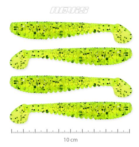 Nevis - Impulse Shad 10cm 4db/cs (Poppy Green)