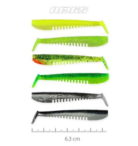 Nevis - Impulse Shad 6.3cm 6db/cs 6szín