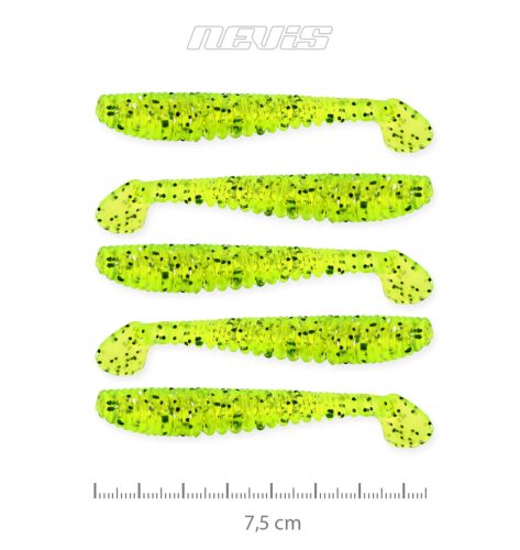 Nevis - Impulse Shad 7.5cm 5db/cs (Poppy Green)