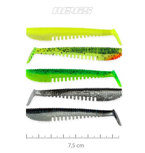 Nevis - Impulse Shad 7.5cm 5db/cs 5szín