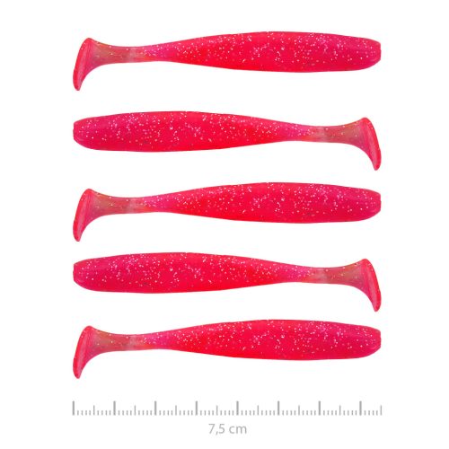 Nevis - Vantage Shad 7.5cm 5db pink flitter 