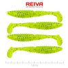 Reiva - Zander Power Shad 10cm 4db/cs (Poppy Green)