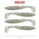 Reiva - Zander Power Shad 10cm 4db/cs (Salt and Pepper)