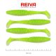 Reiva - Zander Power Shad 10cm 4db/cs (Flash Chartreuse)