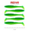 Reiva - Zander Power Shad 8cm 5db/cs (Poison Green)