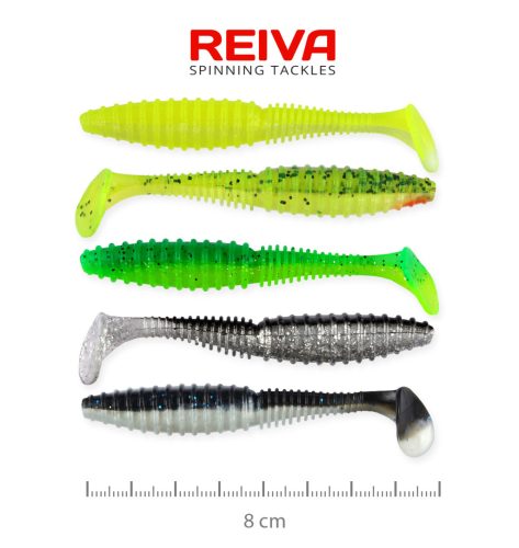 Reiva - Zander Power Shad 8cm 5db/cs (5szín)