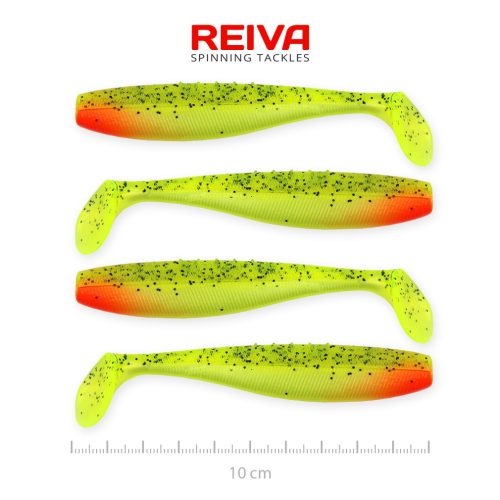 Reiva - Flat Minnow Shad 10cm 4db/cs (Watermelon)