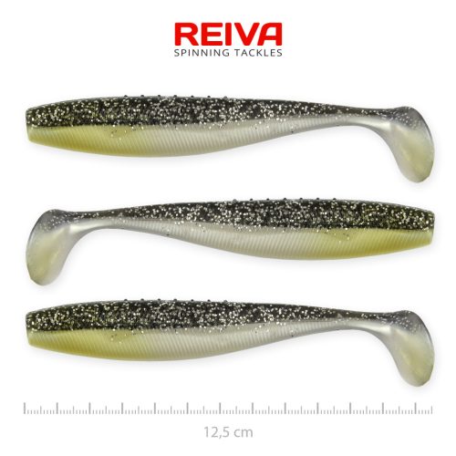 Reiva - Flat Minnow Shad 12,5cm 3db/cs (Moonshine Bleak)