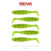 Reiva - Flat Minnow Shad 7,5cm 5db/cs (Poppy Green)