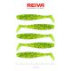 Reiva - Flat Minnow Shad 7,5cm 5db/cs (Poppy Green)