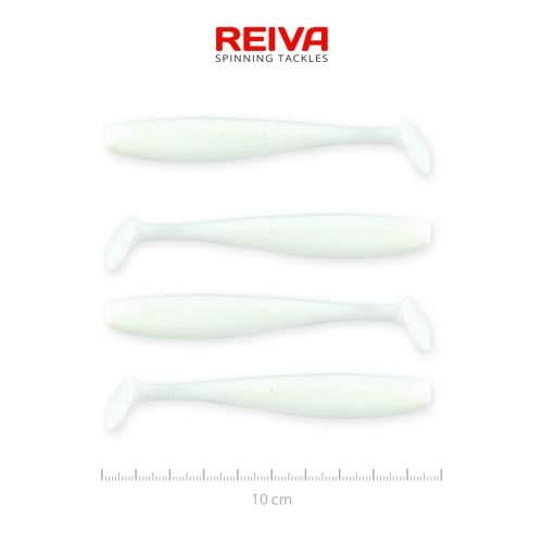 Reiva - Flash Shad 10cm 4db/cs (Classic White)