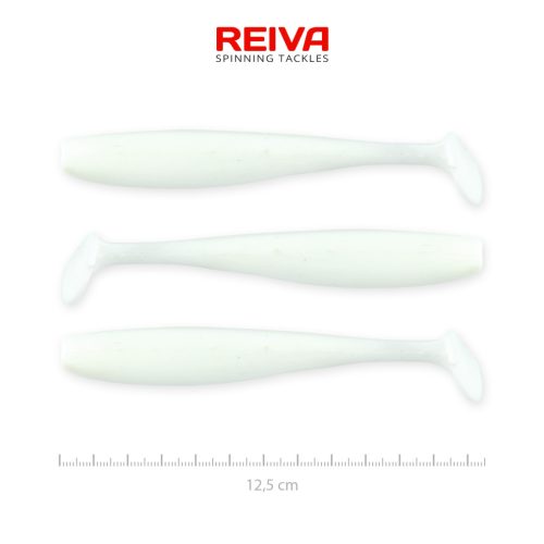 Reiva - Flash Shad 12.5cm 3db/cs (Classic White)