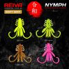 Reiva - NYMPH 6cm 12db/cs Fluo Zöld