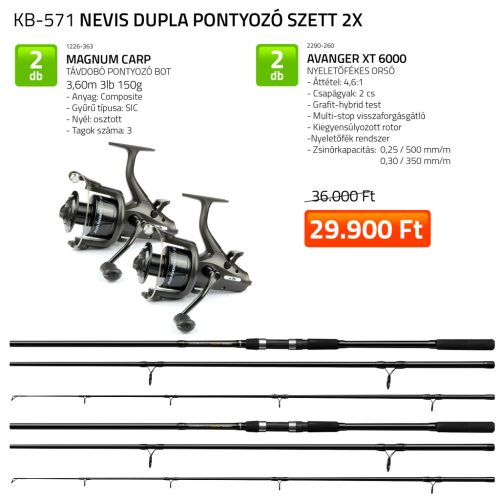 Nevis - Dupla Pontyozó Szett 2x 1226-363+ 2x 2290-260