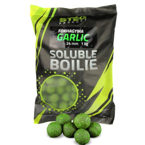 Stég Product - Soluble Boilie 24mm Garlic 1kg