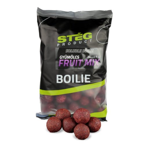 Stég Product - Soluble Boilie 24mm Fruit mix 1kg